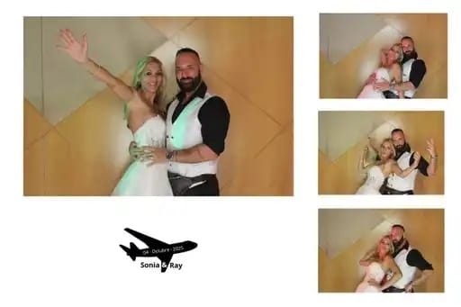 Tira fotográfica personalizada de boda — recuerdo impreso con diseño exclusivo